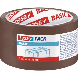 Taśma pakowa BASIC 40m x 45mm brązowa 58575-00000-00 TESA