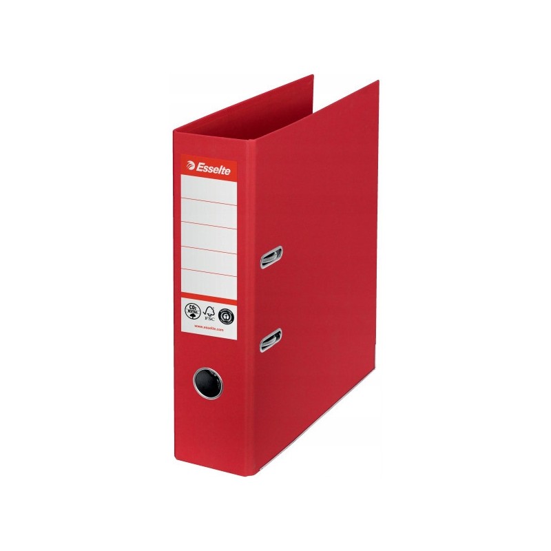 Segregator A4/75mm No.1 czerwony 627568 ESSELTE Neutral CO2