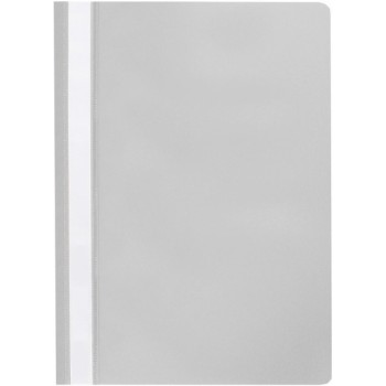 Skoroszyt miękki PP NATUNA szary (20szt) polipropylen