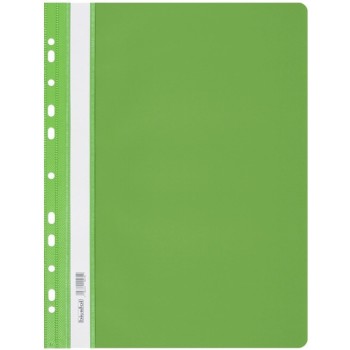 Skoroszyt na dokumenty twardy A4 wpinany do segregatora 10 sztuk jasny zielony SH-01-12 BIURFOL