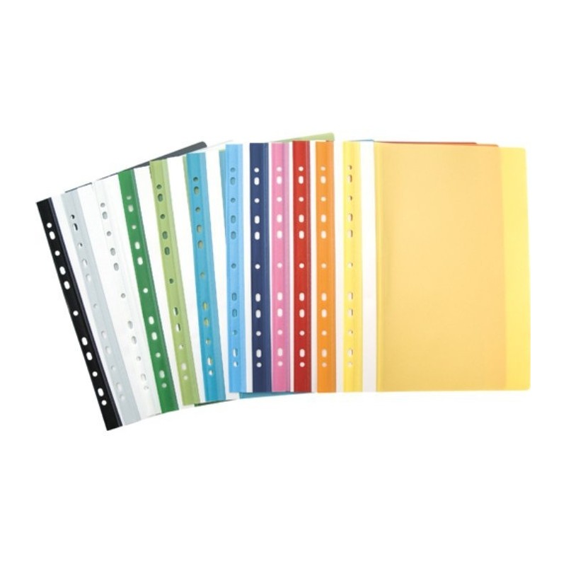 Skoroszyt wpinany do segregatora EVO niebieski 25 sztuk 400076709 BANTEX BUDGET