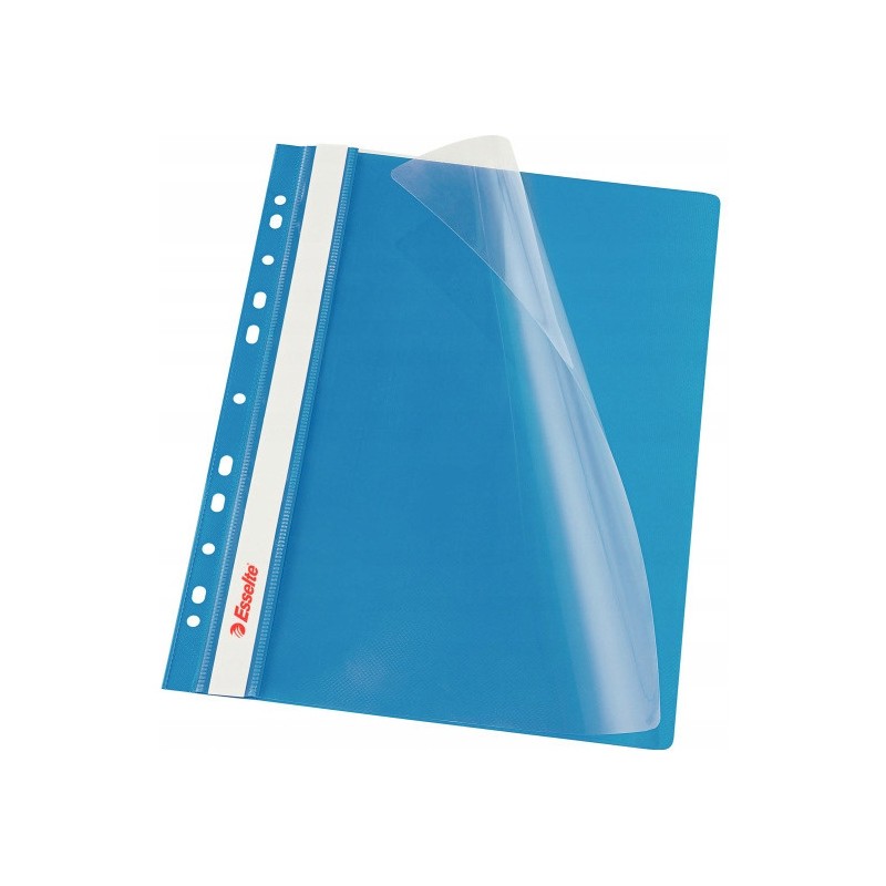 Skoroszyt wpinany ESSELTE niebieski 13586 10szt. w folii