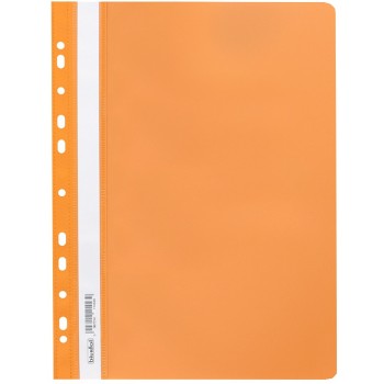 Skoroszyt na dokumenty miękki A4 wpinany do segregatora 20 sztuk pomarańczowy SPP-02-08 BIURFOL