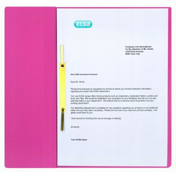 Skoroszyt oczkowy 1/2A4 21451RO czerwony 100551882 ELBA