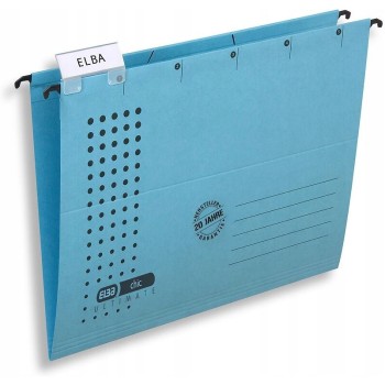 Teczka zawieszana na dokumenty CHIC ULTIMATE harmonijkowa niebieska 100552083 ELBA