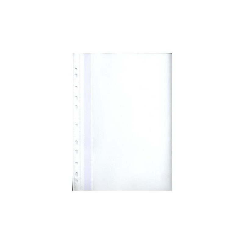 Skoroszyt wpinany do segregatora EVO biały 25 sztuk 400076706 BANTEX BUDGET