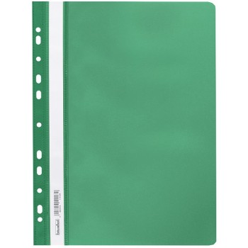 Skoroszyt na dokumenty miękki A4 wpinany do segregatora 20 sztuk zielony SPP-02-02 BIURFOL