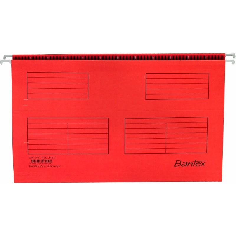 Teczka zawieszana na dokumenty STANDARD czerwona 100331435 BANTEX