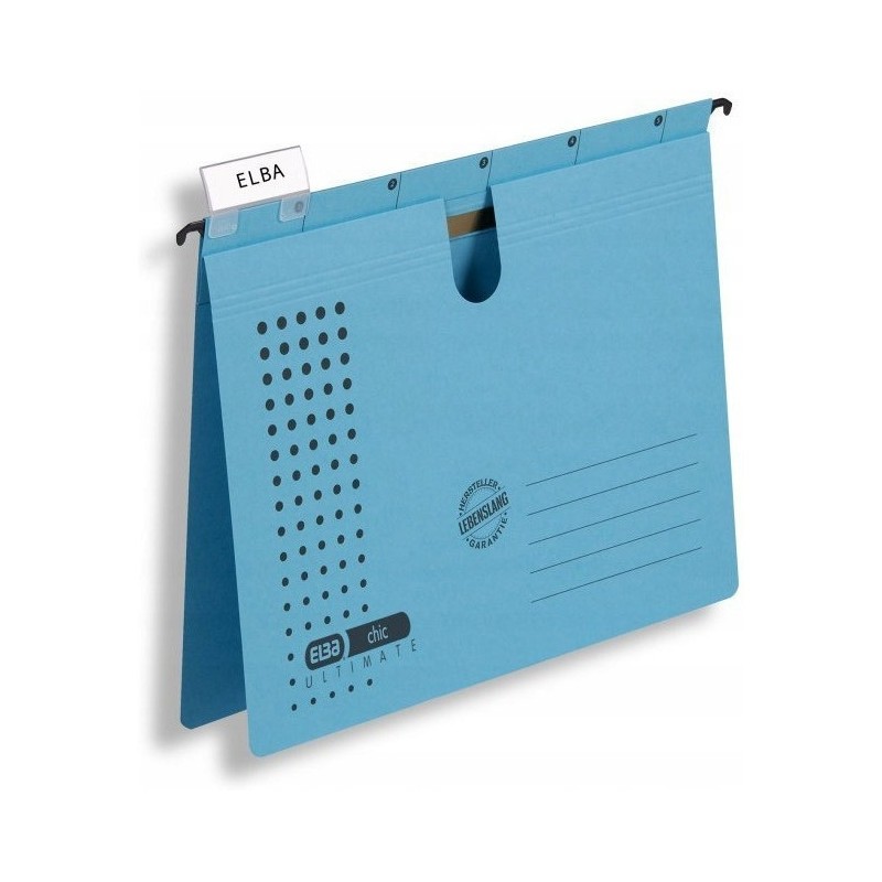 Skoroszyt zawieszany na dokumenty CHIC niebieski 100552091 ELBA