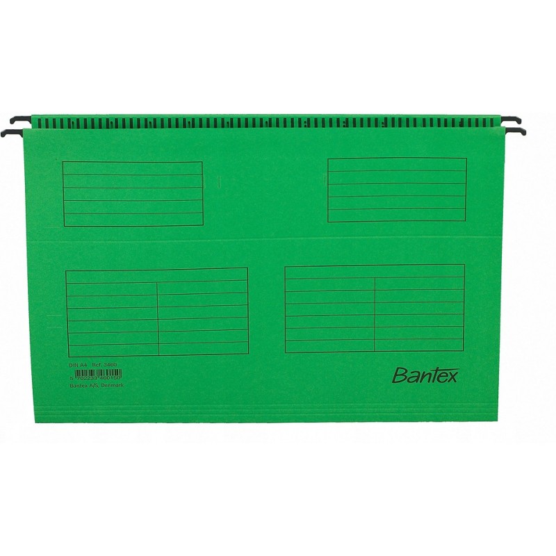 Teczka zawieszana na dokumenty STANDARD zielona 100331436 BANTEX