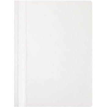 Skoroszyt na dokumenty twardy A4 10 sztuk biały NATUNA