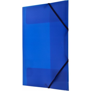 Teczka z gumką na rogach A4 PP niebieska BT624-N TETIS