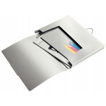 Teczka z gumką LEITZ STYLE 30mm A4 Arktyczna biel 39560004