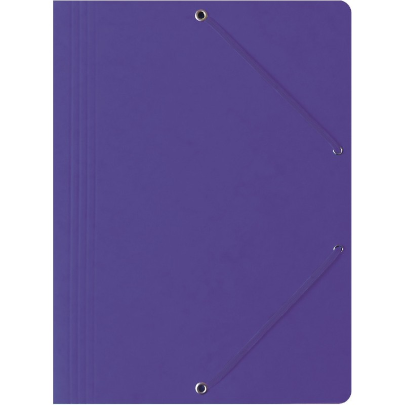 Teczka na dokumenty z gumką A4 preszpanowa fioletowa 400087828 BANTEX