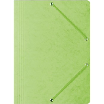 Teczka na dokumenty z gumką A4 preszpanowa jasna zielona 400087827 BANTEX