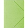 Teczka na dokumenty z gumką A4 preszpanowa jasna zielona 400087827 BANTEX