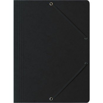 Teczka na dokumenty z gumką A4 preszpanowa czarna 400087824 BANTEX