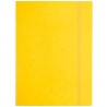 Teczka z gumką prostą NATUNA A4 preszpan żółta 390g