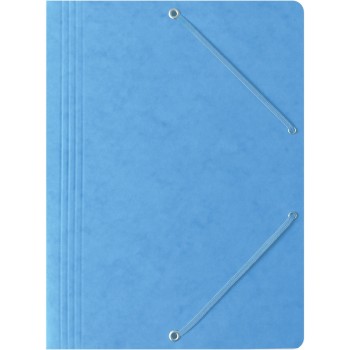 Teczka na dokumenty z gumką A4 preszpanowa jasna niebieska 400087825 BANTEX