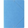Teczka na dokumenty z gumką A4 preszpanowa jasna niebieska 400087825 BANTEX