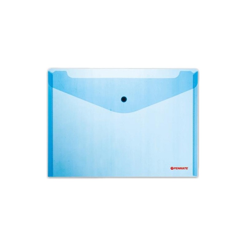 Teczka kopertowa na zatrzask A4 niebieska PP-231 TT6707 PENMATE