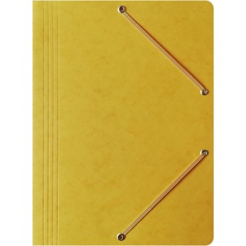 Teczka na dokumenty z gumką A4 preszpanowa żółta 400087822 BANTEX