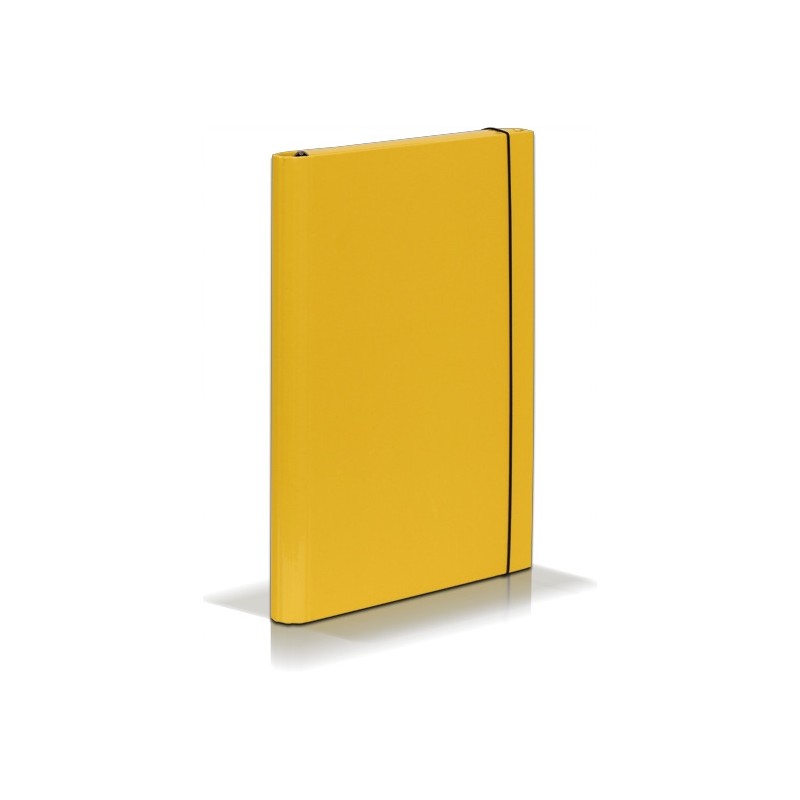 Teczka skrzydłowa z gumką CARIBIC j.żółta 4cm 339/28 VAUPE