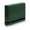 Teczka z gumką BOX CARIBIC zielona 5cm 341/06 VAUPE