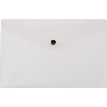 Teczka kopertowa na dokumenty A5 na zatrzask PVC przezroczysta TP-11-11 BIURFOL