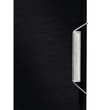 Teczka 12 przeródek A4 200k satynowa czerń LEITZ STYLE 39960094