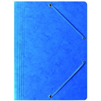 Teczka na dokumenty z gumką A4 preszpanowa niebieska 400087820 BANTEX