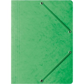 Teczka na dokumenty z gumką A4 preszpanowa zielona 400087821 BANTEX