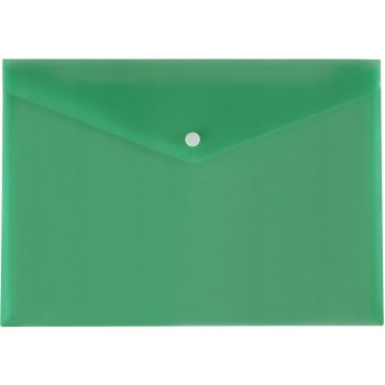 Teczka kopertowa na dokumenty A4 satyna PP zielona TKS-01-02 BIURFOL