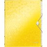 Teczka z gumką 12 przegródek A4 200k żółta 46340016 LEITZ WOW