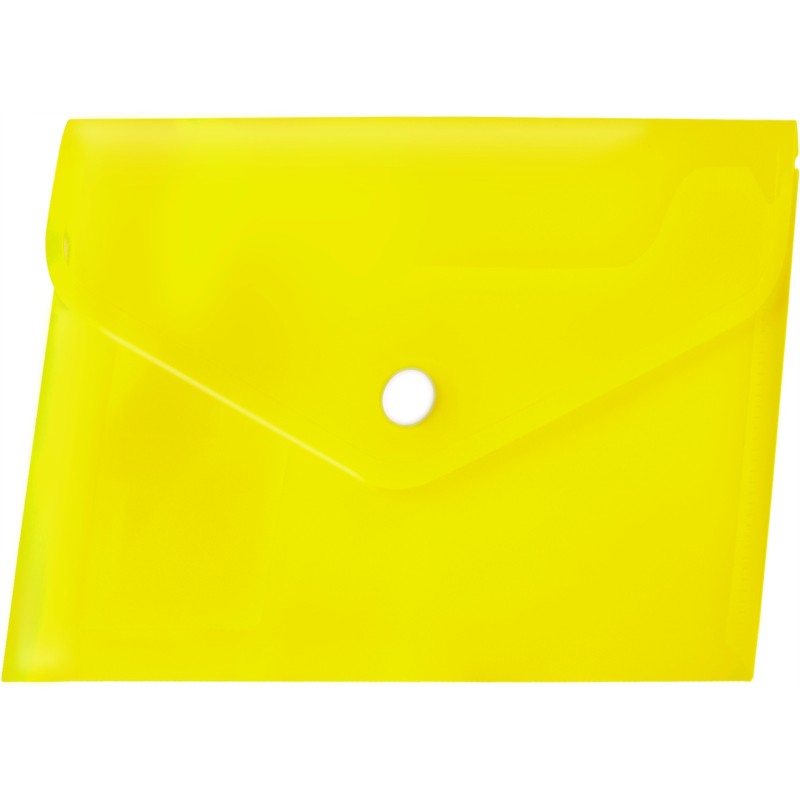 Koperta PP na zatrzask A5 żółta BT610-Y TETIS