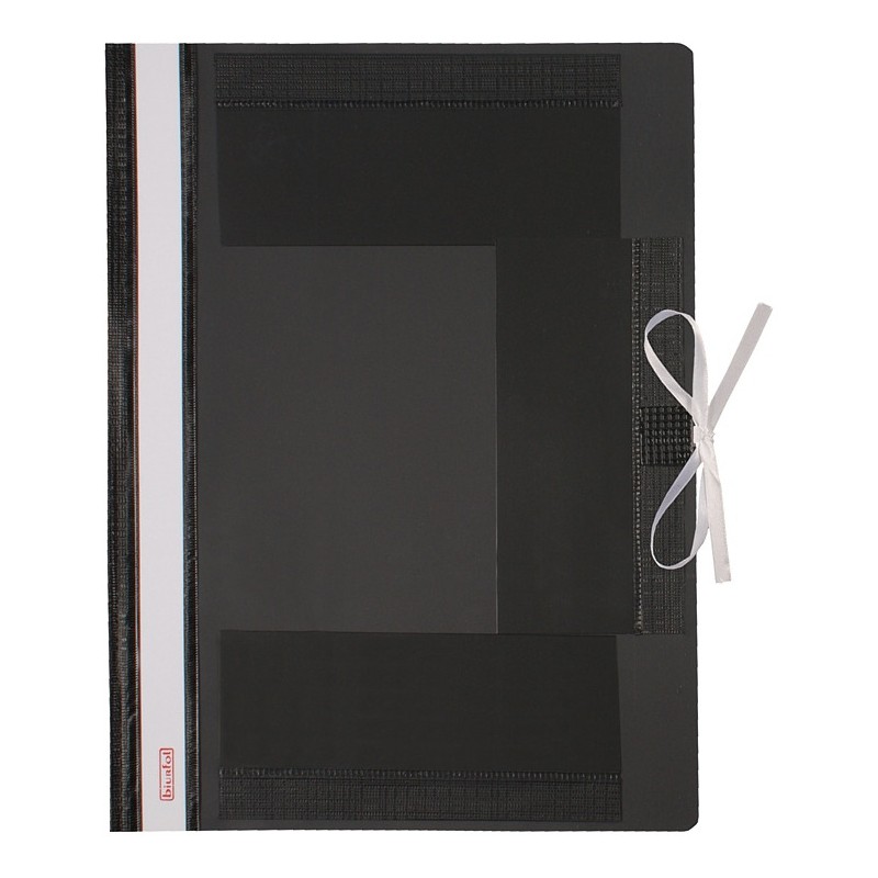 Teczka wiązana czarna(25)BIURF TW-01-05