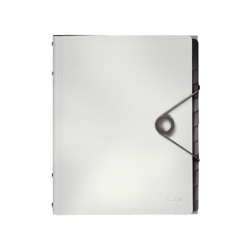 Teczka segregująca 12 przekładek biała PP LEITZ SOLID 45701001