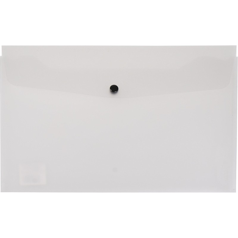 Teczka kopertowa na dokumenty A4 na zatrzask PVC przezroczysta TP-11-01 BIURFOL