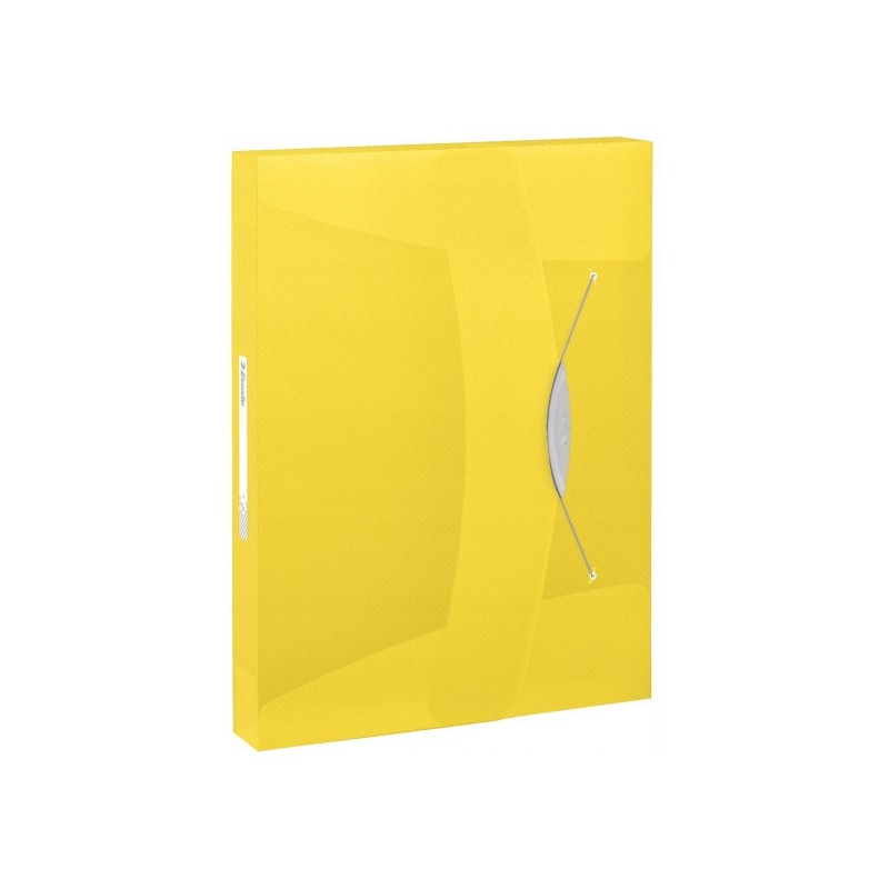 Teczka z gumką ESSELTE VIVIDA 40mm żółta 624052