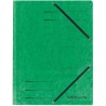 Teczka z gumką na dokumenty A4 z zakładkami Colorspan zielona 10843894 HERLITZ