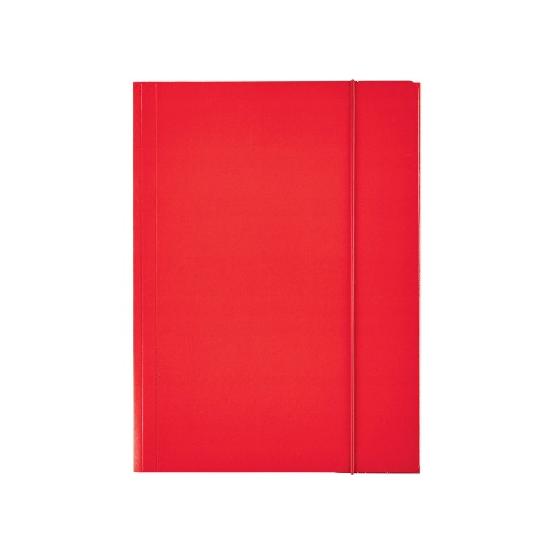 Teczka lakierowana z gumką A4 czerwona ESSELTE 13436