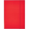 Teczka lakierowana z gumką A4 czerwona ESSELTE 13436