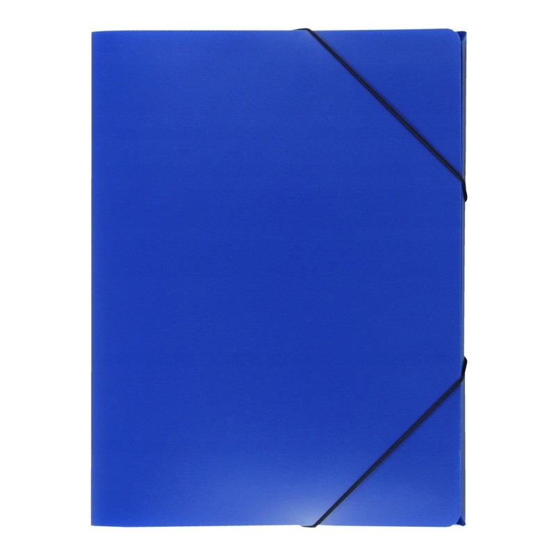 Teczka A4 z gumką szeroka niebieska TG-02-03 BIURFOL