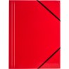 Teczka A4 z gumką na rogach czerwona 350g. BT600-C TETIS