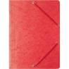 Teczka na dokumenty z gumką A4 preszpanowa czerwona 400087823 BANTEX