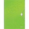 Teczka z gumką LEITZ WOW 15mm 150k A4 zielona 45990054/45990064