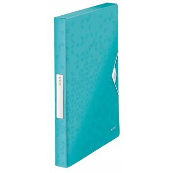 Teczka z gumką LEITZ WOW 30mm 250k A4 turkusowa 46290051