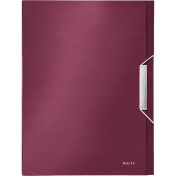Teczka z gumką LEITZ STYLE 30mm A4 Rubinowa czerwień 39560028