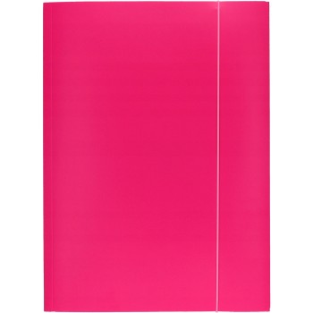 Teczka z gumką ekonomiczna NATUNA A4 (10szt) różowa 320g