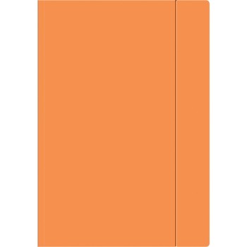 Teczka z gumką A4+ FLUO pomarańczowa INTERDRUK